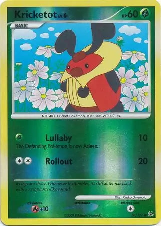 Platinum Kricketot #78/127 reverse holo